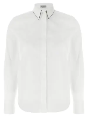 Monile Shirt BRUNELLO CUCINELLI White