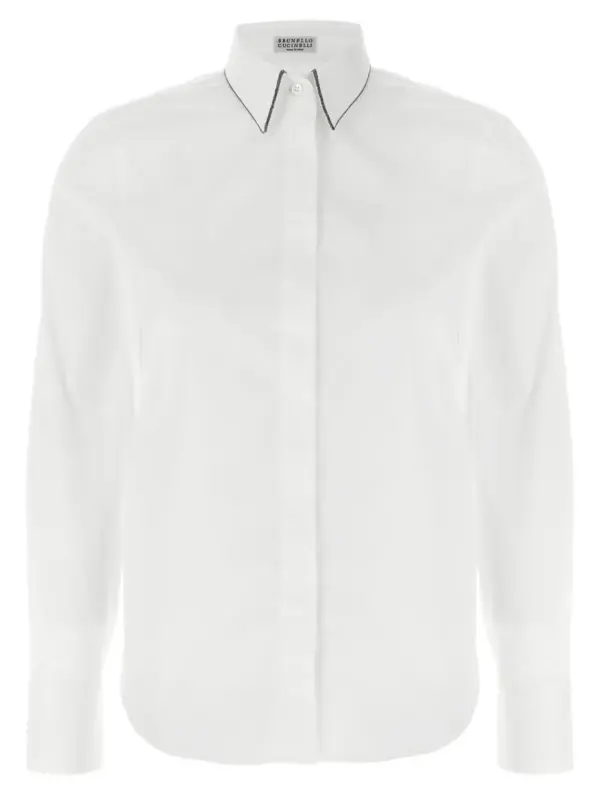 Monile Shirt BRUNELLO CUCINELLI White