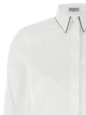Monile Shirt Woman BRUNELLO CUCINELLI White