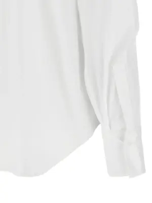 Monile Shirt 72% cotton 23% polyamide 5% elastane BRUNELLO CUCINELLI White