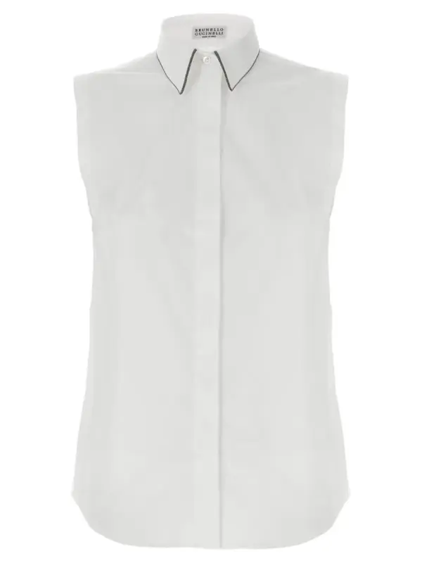 Monile Shirt BRUNELLO CUCINELLI White