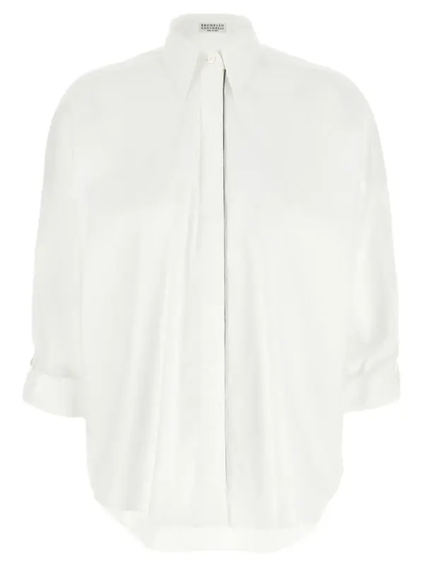Monile Shirt BRUNELLO CUCINELLI White