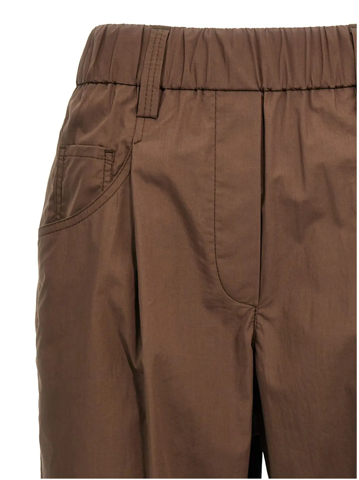 Штани Brunello Cucinelli Monile Коричневі 3 Monile pants Woman BRUNELLO CUCINELLI Brown