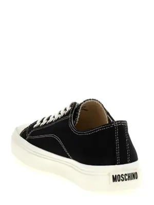 Canvas sneakers Woman MOSCHINO Black