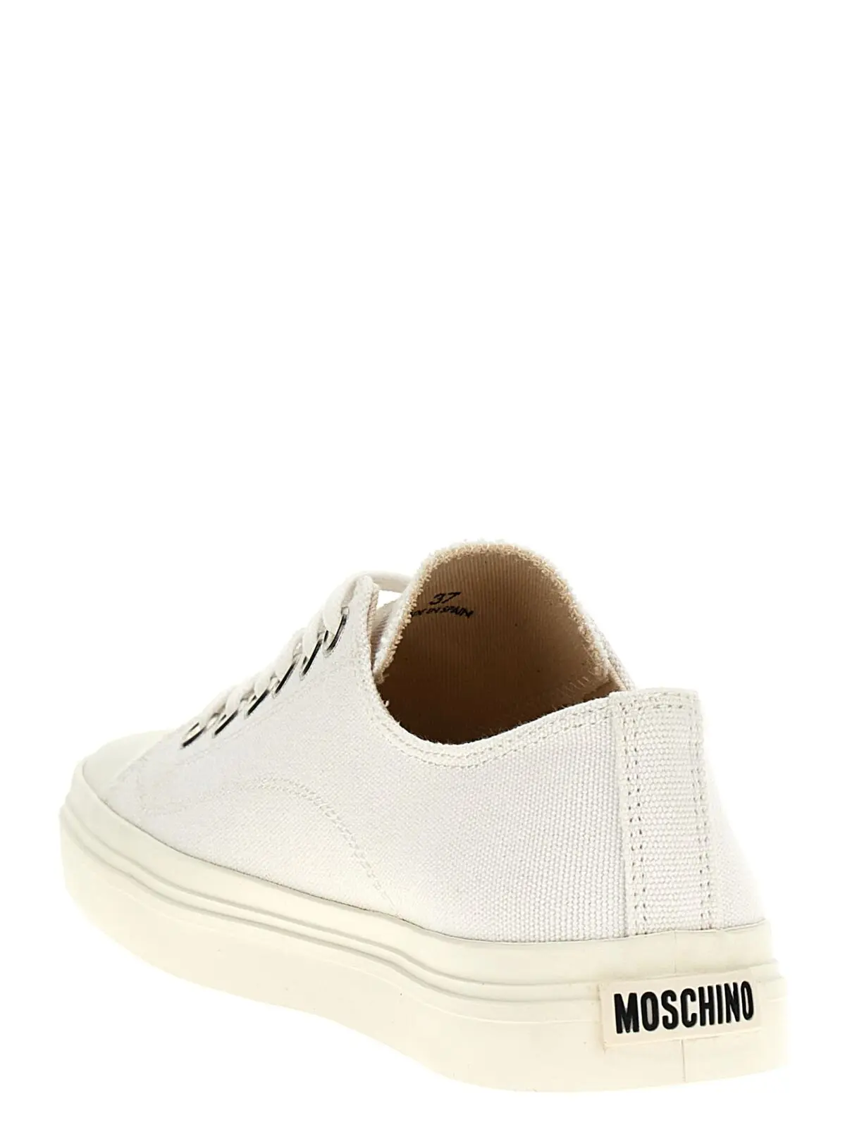 Кросівки Moschino Canvas Білі 3 Canvas sneakers Woman MOSCHINO White