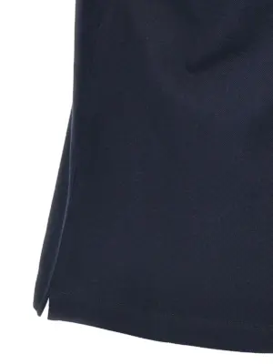 Logo piqué polo shirt 100% cotton BRUNELLO CUCINELLI Blue