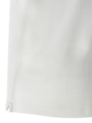 Logo piqué polo shirt 100% cotton BRUNELLO CUCINELLI White