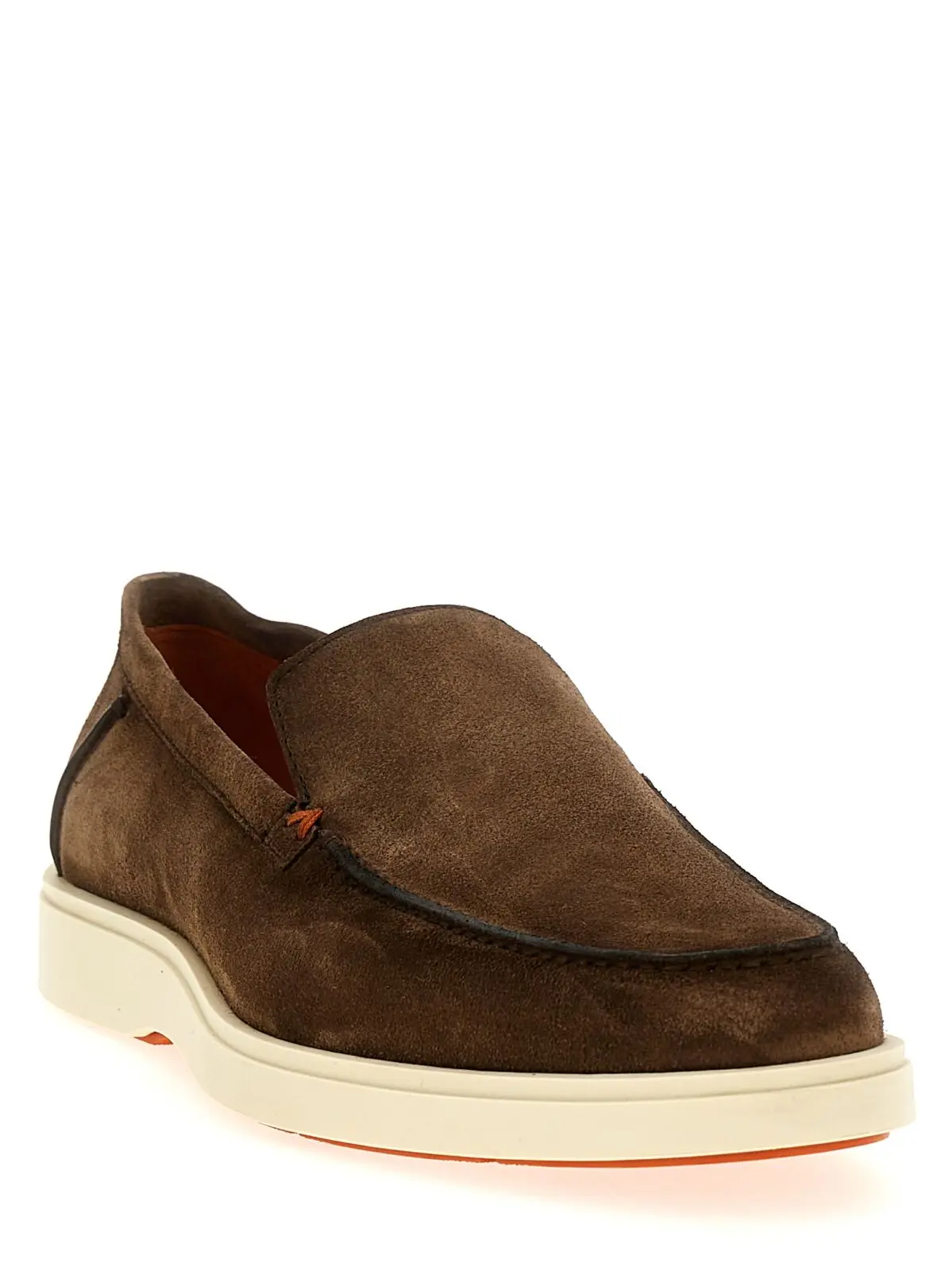 Лофери Santoni Suede Коричневі 2 Suede loafers MGDT17824TICBGEXS50 SANTONI Brown