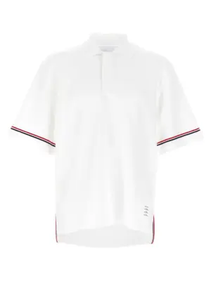 'Rugby' polo shirt THOM BROWNE White