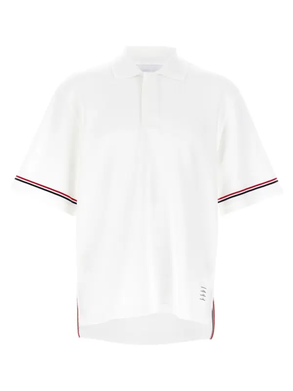'Rugby' polo shirt THOM BROWNE White