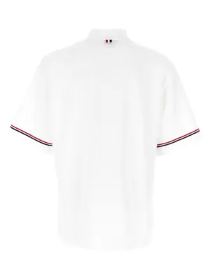 'Rugby' polo shirt MJP209AJ0199100 THOM BROWNE White
