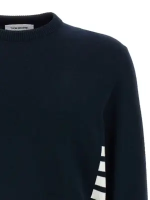 '4 Bar' sweater Man THOM BROWNE Blue