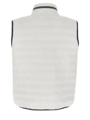 Logo vest MM49A7460GC1085 BRUNELLO CUCINELLI White