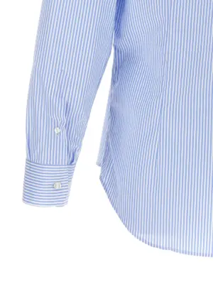 'Pegaso' striped shirt 100% cotton ETRO Light Blue
