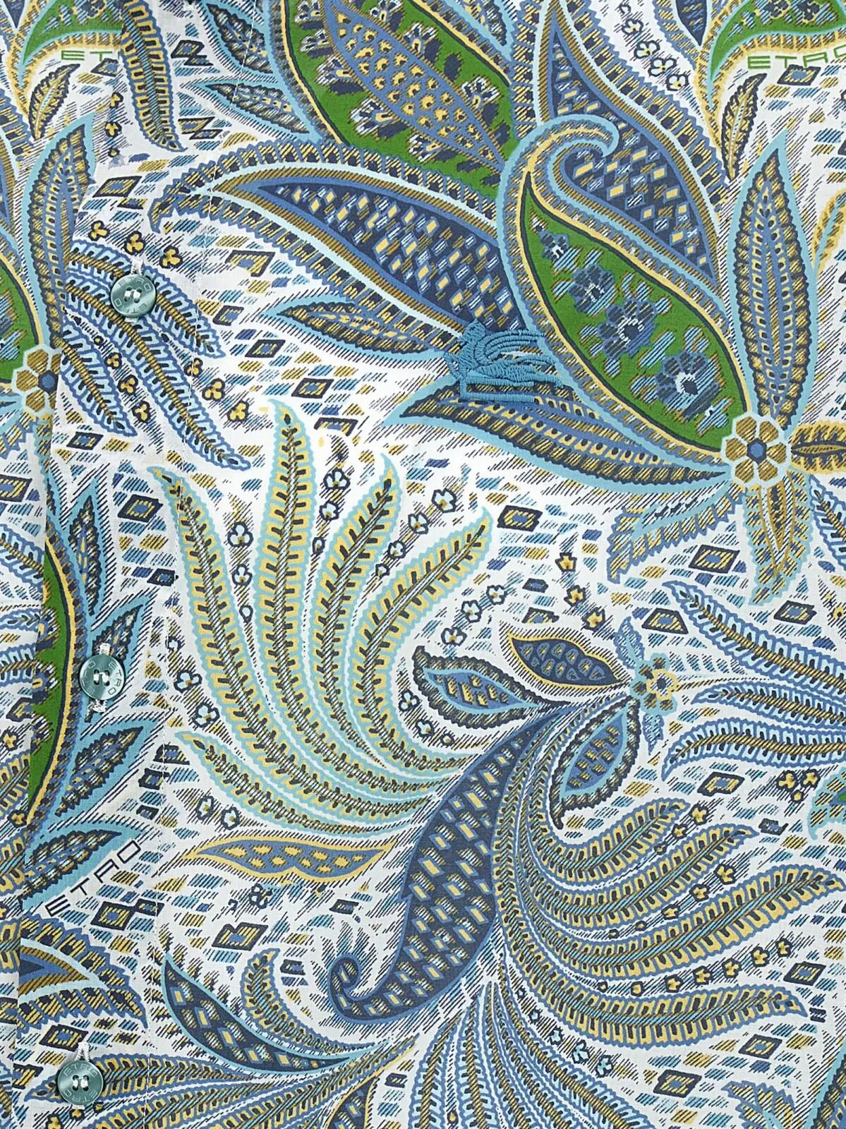 Сорочка Etro Paisley flower Багатокольорова 4 Paisley flower shirt 100% cotton ETRO Multicolor