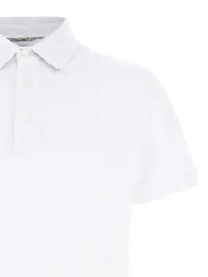 'Pegaso' polo shirt Man ETRO White