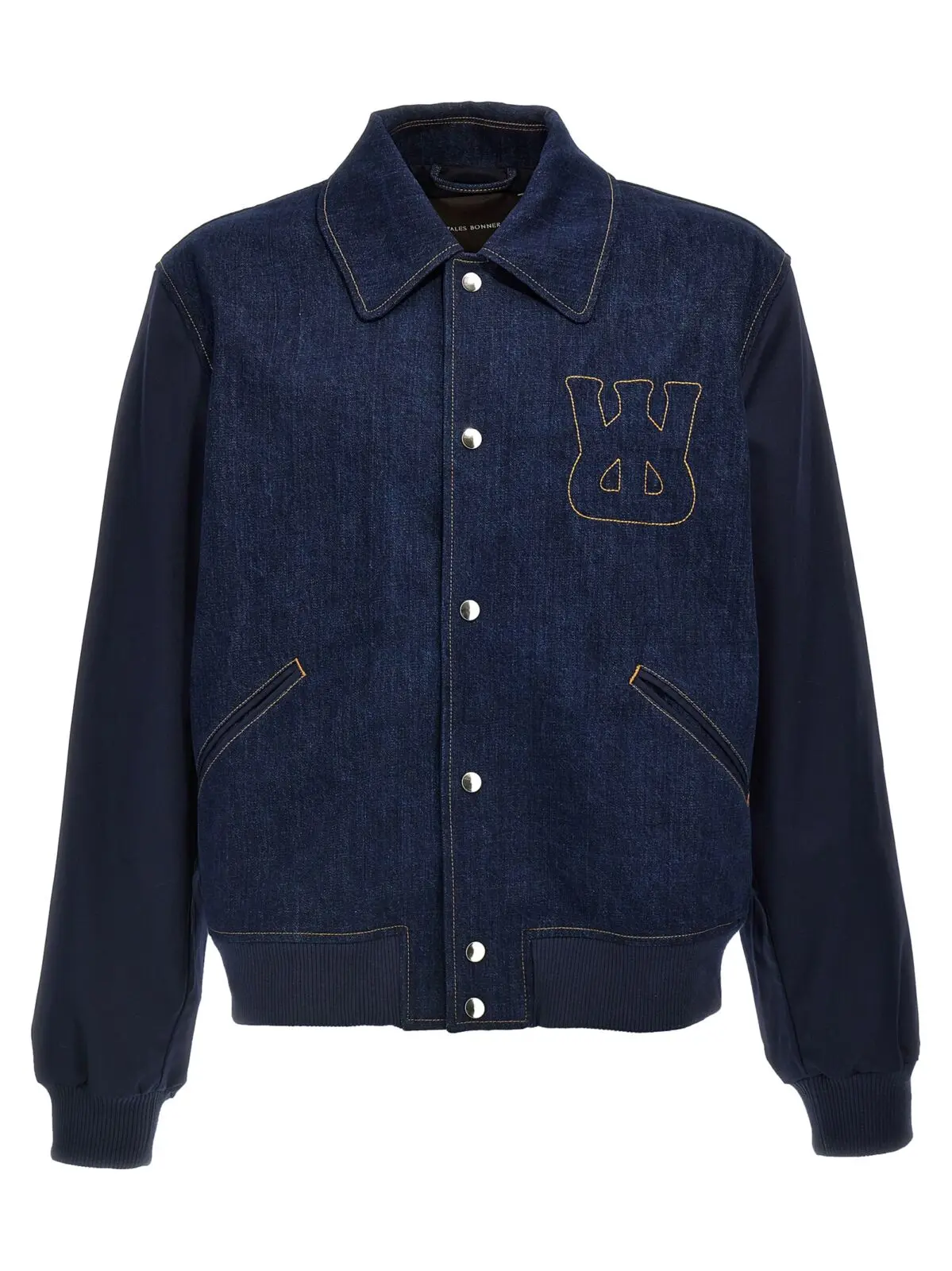 Куртка Wales Bonner The Echo Denim Varsity Синя 1 'The Echo Denim Varsity' jacket WALES BONNER Blue
