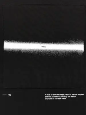 'M TS 840' T-shirt 100% cotton THOM KROM Black