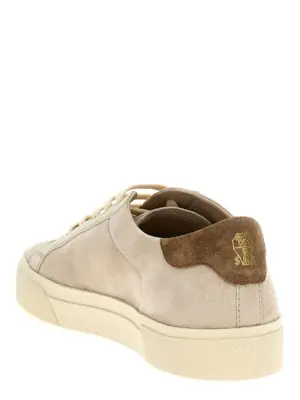 Suede sneakers Man BRUNELLO CUCINELLI Multicolor