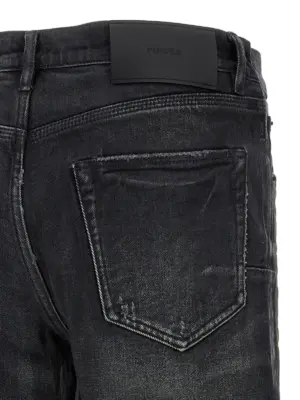 'P005 Double Dip Coated' jeans 99% cotton
