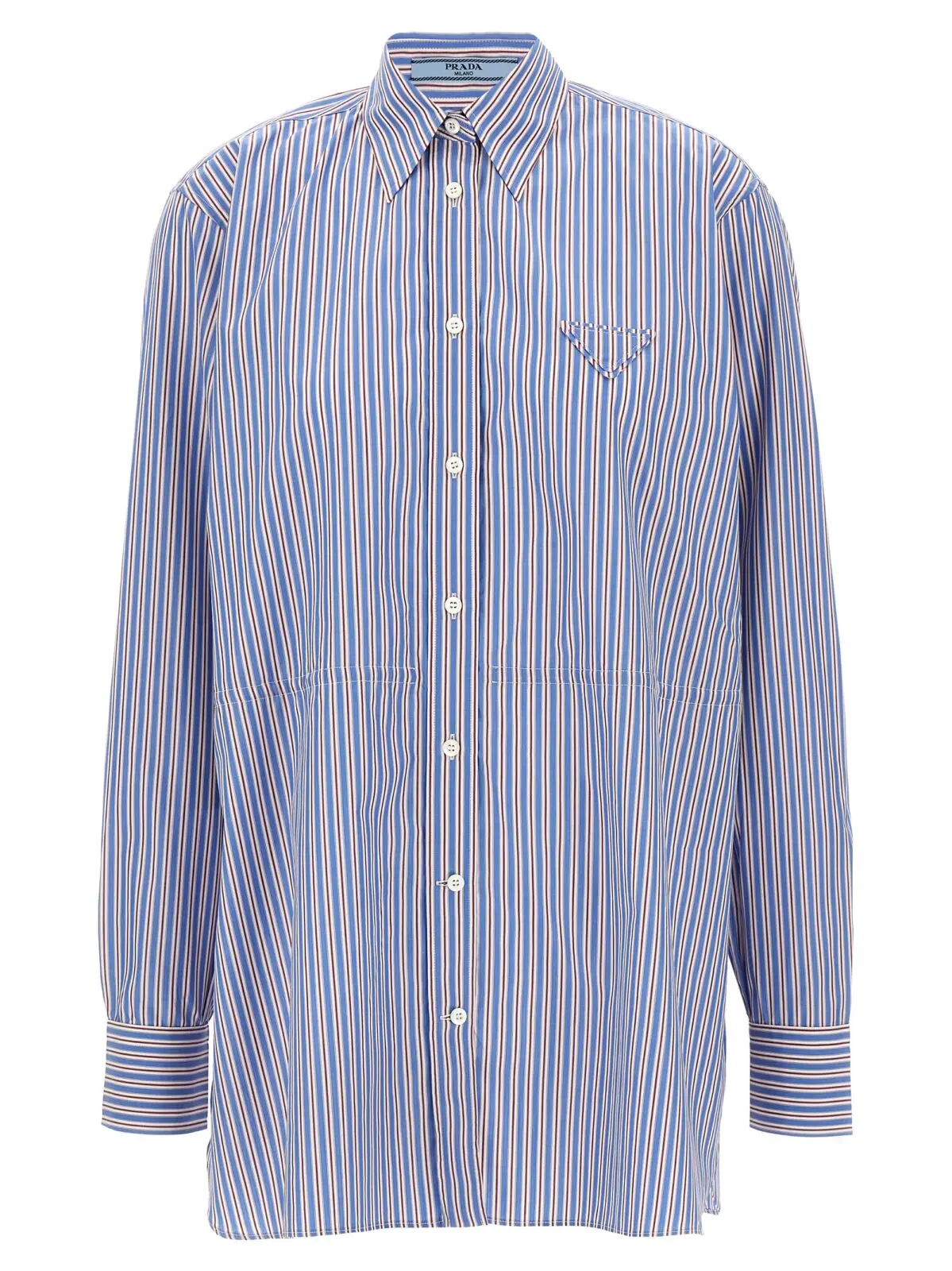 Сорочка Prada Striped Багатокольорова 1 Striped shirt PRADA Multicolor