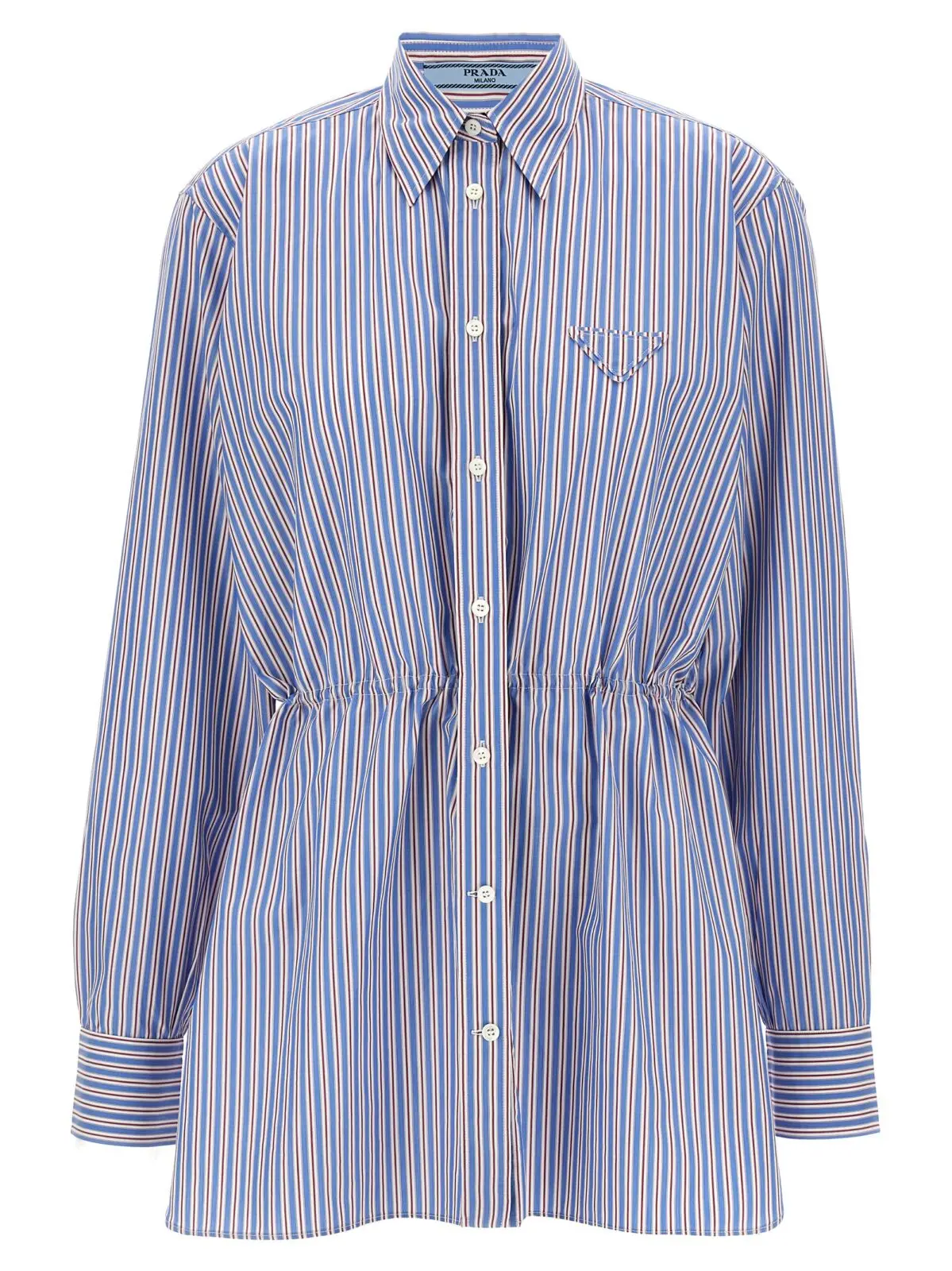 Сорочка Prada Striped Багатокольорова 2 Striped shirt P488HGSOOO16PFF0013 PRADA Multicolor