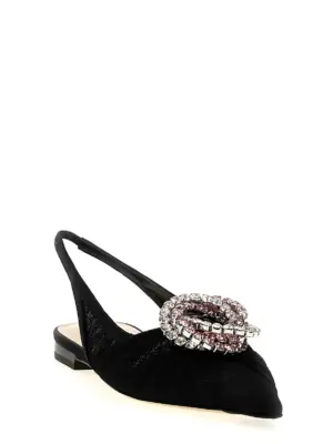 'Galaxy' slingback R25S086710X18BLKCPBLACK MACH & MACH Black