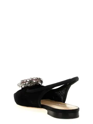 'Galaxy' slingback Woman MACH & MACH Black