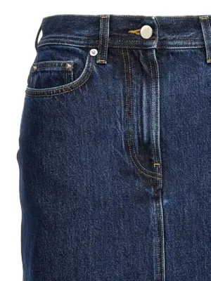 'Rona' skirt Woman LOULOU DE SAISON Blue