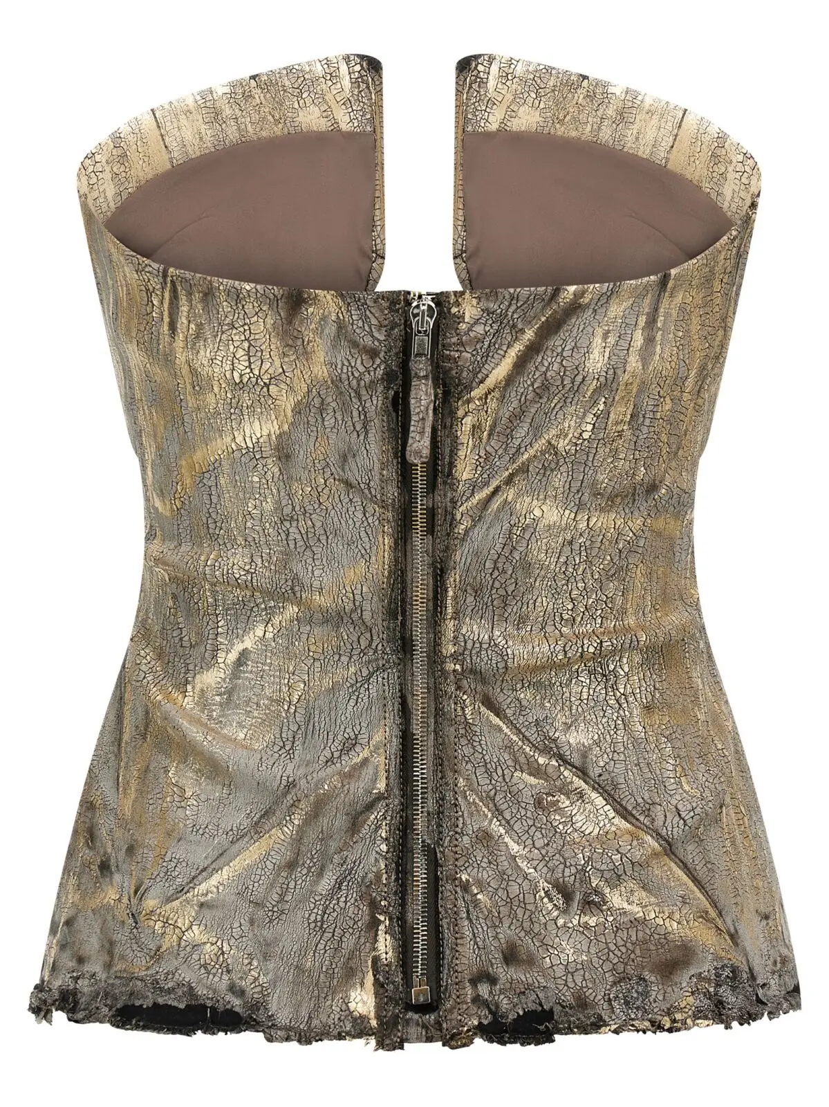 Топ Rick Owens Woven Prong Золотий 2 'Woven Prong' top RP01E7130SGMC02 RICK OWENS Gold