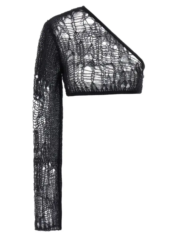 'Spider Ziggy' top RICK OWENS Black