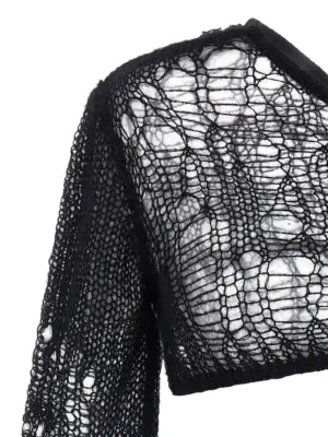 'Spider Ziggy' top Woman RICK OWENS Black