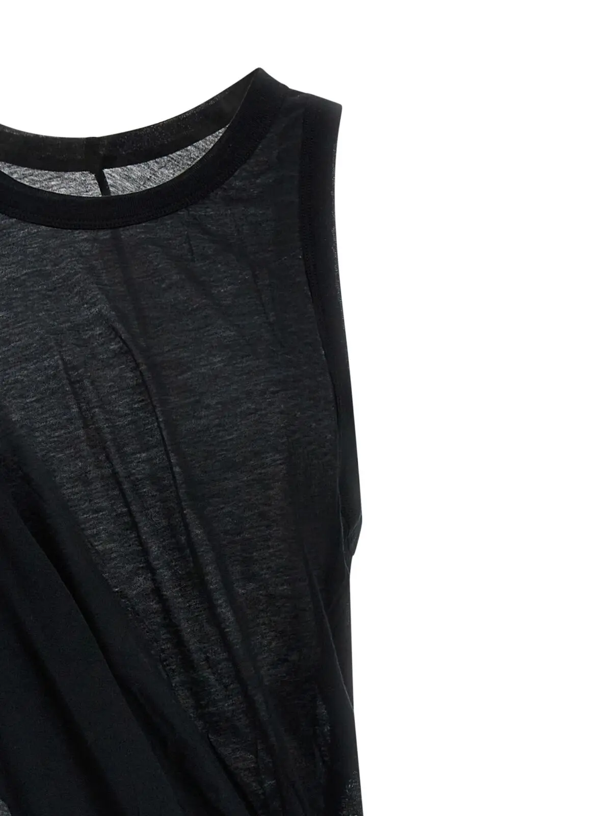 Топ Rick Owens Anthem Tank Чорний 3 'Anthem Tank' top Man RICK OWENS Black