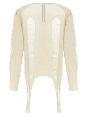 'LS Top' sweater RR01E5671KGRIDM41 RICK OWENS White