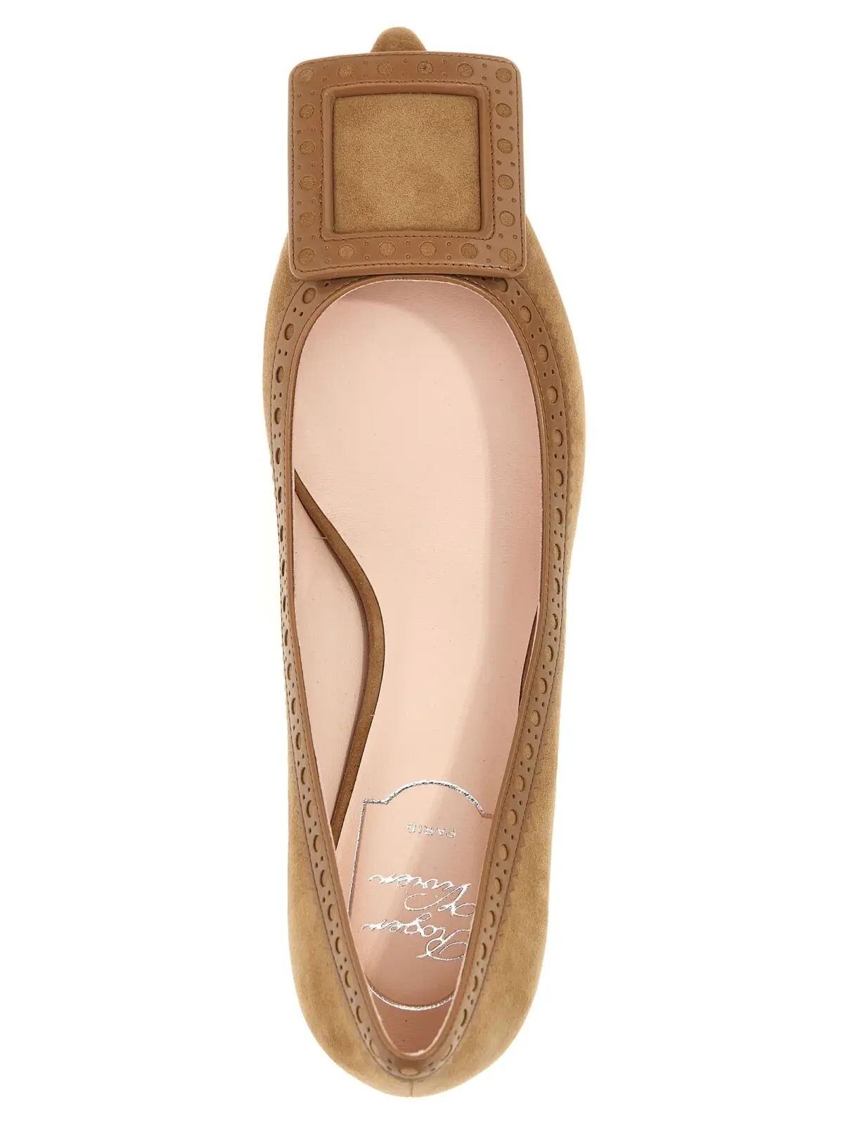 Туфлі Roger Vivier Viv pumps in The City Бежеві 4 'Viv' pumps in The City' 100% goat leather (Capra Hircus Hircus) ROGER VIVIER Beige
