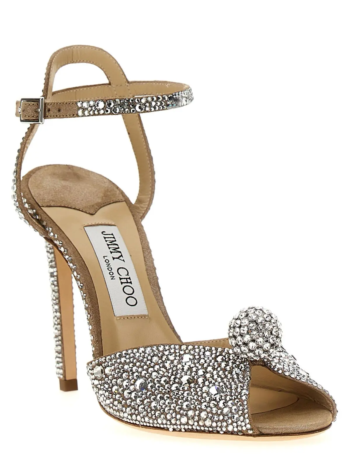 Босоніжки Jimmy Choo Sacora Срібні 2 'Sacora' sandals SACORA100PHZNUDECRYSTAL JIMMY CHOO Silver