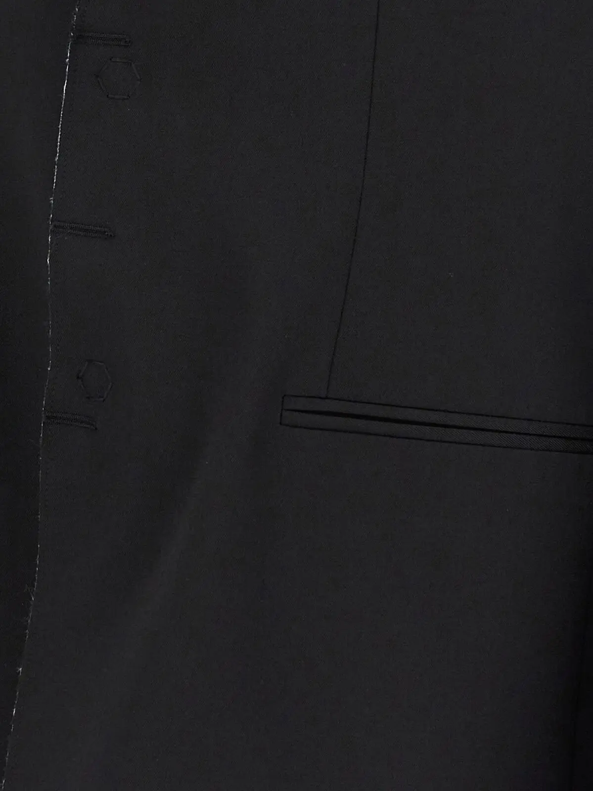 Піджак Mm6 Maison Margiela Single-breasted Чорний 4 Single-breasted blazer 54% polyester 44% virgin wool 2% elastane MM6 MAISON MARGIELA Black