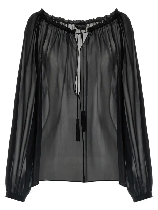 Silk blouse TOM FORD Black