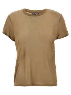 Bamboo t-shirt TOM FORD Brown