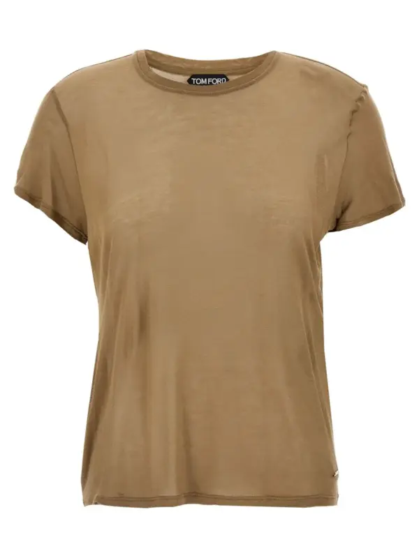 Bamboo t-shirt TOM FORD Brown