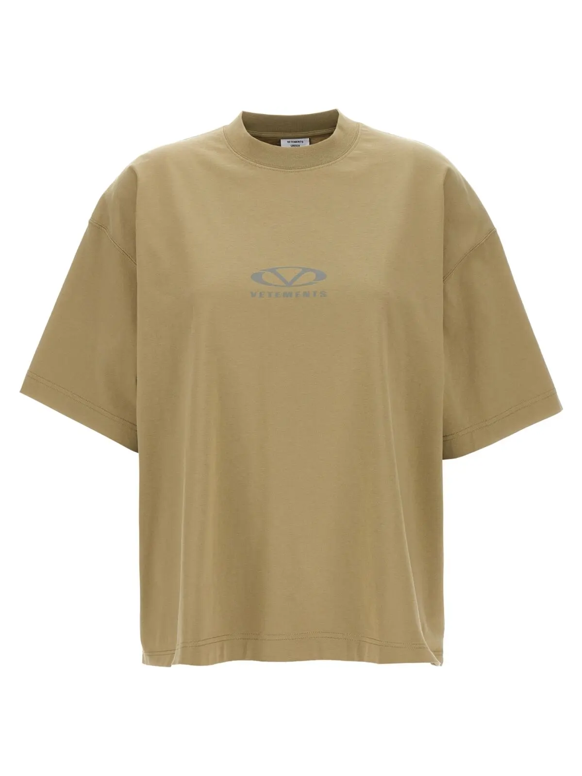 Футболка Vetements Oval Logo Бежева 1 'Oval Logo' T-shirt VETEMENTS Beige