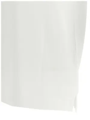 Piqué polo shirt 100% cotton PRADA White