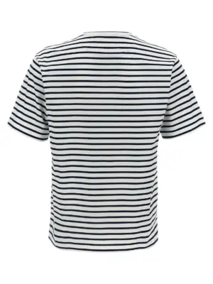 Logo embroidery t-shirt UJN929SOOO1045F0UB0 PRADA Multicolor