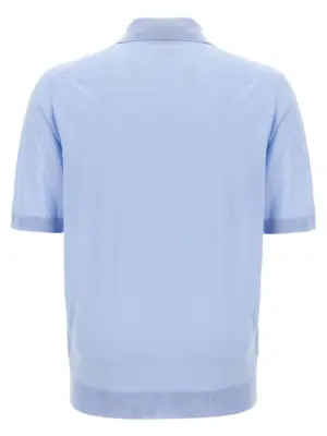 Wool polo shirt UMF003SOOO16UPF0012 PRADA Light Blue