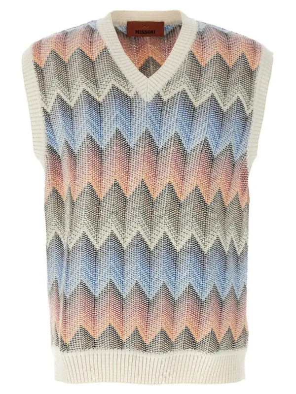 Chevron vest MISSONI Multicolor