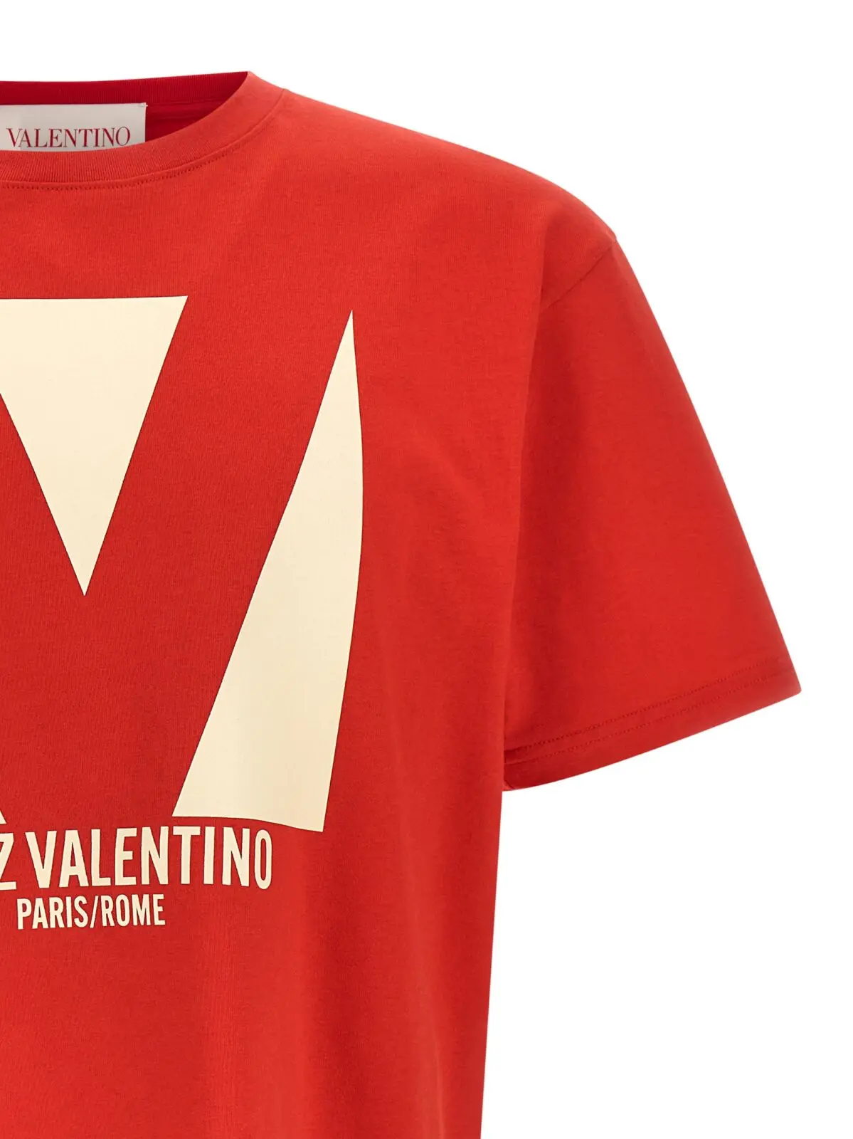 Футболка Valentino Garavani Chez Valentino Червона 3 Valentino Garavani 'Chez Valentino' T-shirt Man VALENTINO GARAVANI Red