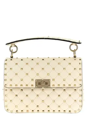Valentino Garavani 'Rockstud Spike' shoulder bag VALENTINO GARAVANI White