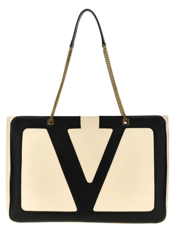 Shopping Valentino Garavani 'Viva Superstar'grande VALENTINO GARAVANI White/Black