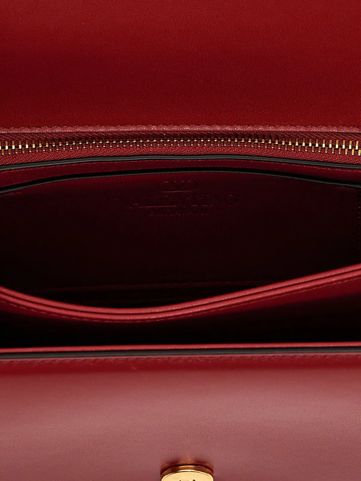 Сумка крос-боді Valentino Garavani Vain Червона 4 Valentino Garavani 'Vain' shoulder bag 100% calfskin leather (Bos Taurus) VALENTINO GARAVANI Red