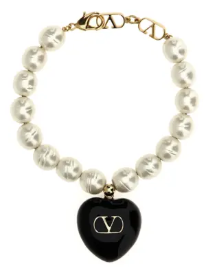 Valentino Garavani 'Coeur Royal' bracelet VALENTINO GARAVANI White